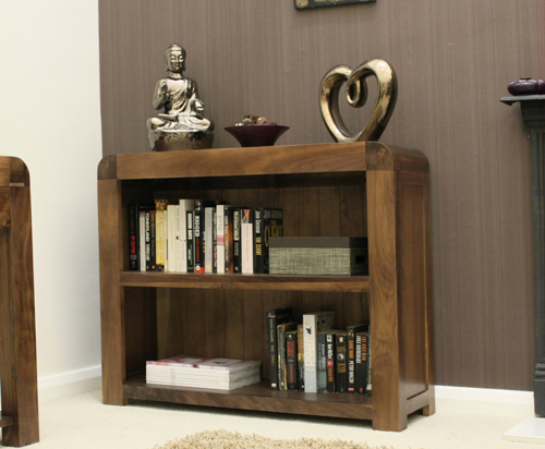 Image of Baumhaus Shiro Walnut Low Bookcase