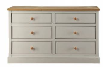 LPD ST Ives 6 Wide Drawer Chest
