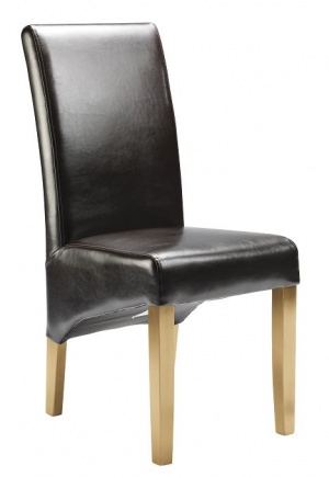 Kettle Cheltenham Bonded Leather Chair Black