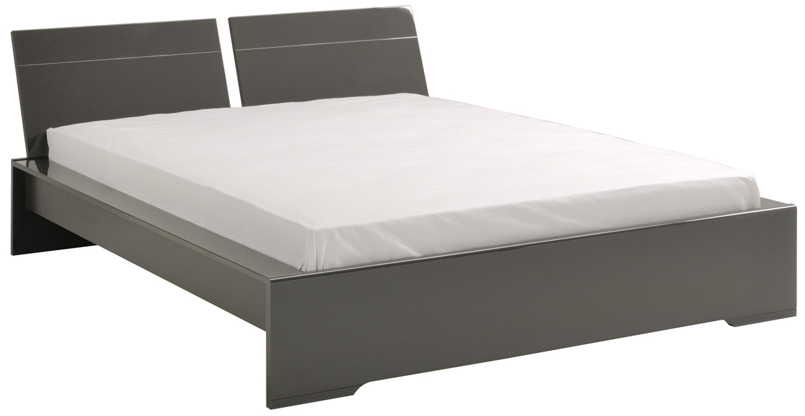 Parisot Cocoon Bed Frame Grey Double Continental