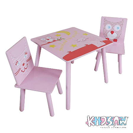 Kidsaw Owl And The Pussy Cat Table And Chairs