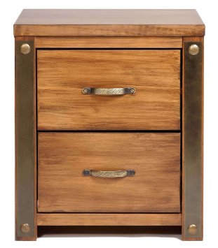 Core Products Forge 2 Drawer Bedside Cabinet