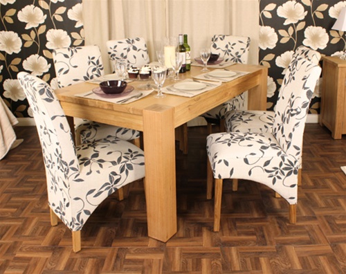 Baumhaus Aston Oak Dining Table 4-6 Seater