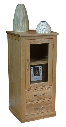Baumhaus Mobel Oak Hi-Fi Cabinet