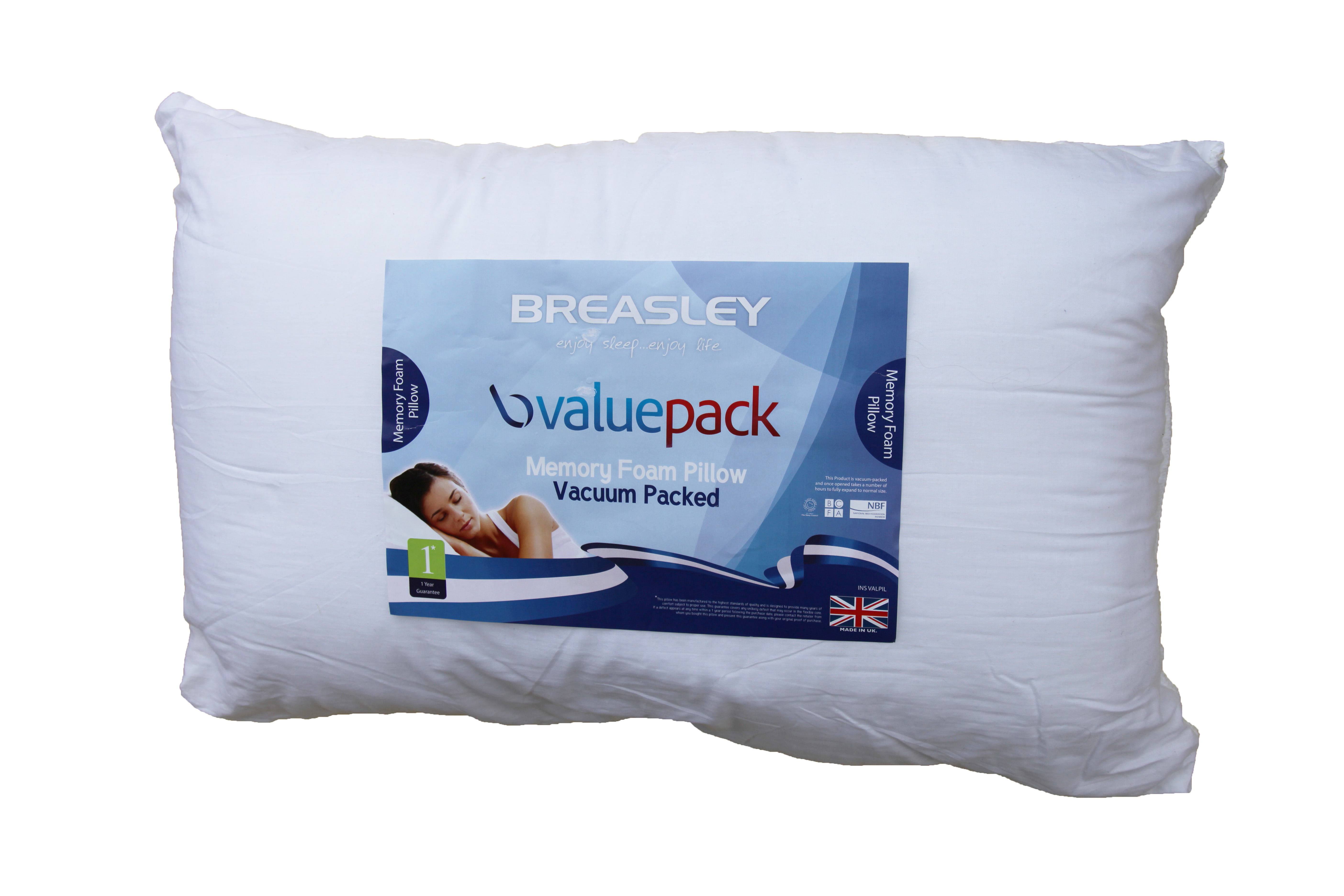 Brealsey memory foam pillow