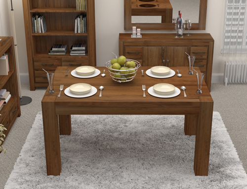 Image of Baumhaus Walnut 150cm Dining Table (4/6 Seater)