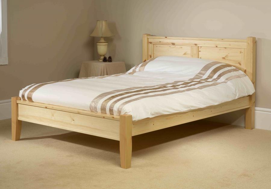 Friendship Mill Coniston Low Footend Wooden Bed Frame Pine Small Double