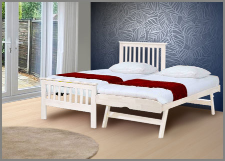 Flintshire Pentre White Guest Bed