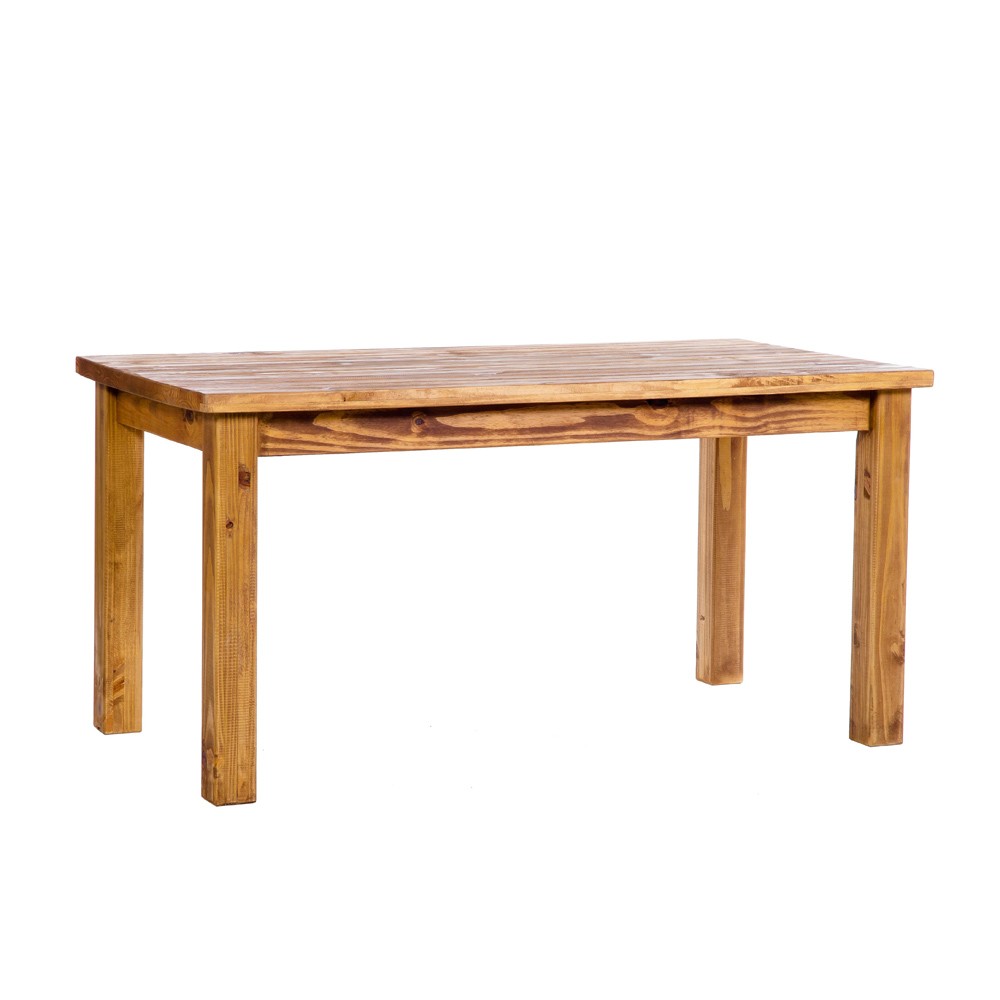 Core Products Farmhouse Pine Rectangular Dining Table
