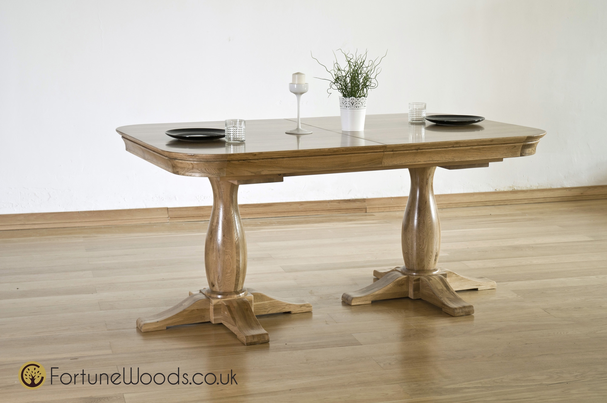 Fortune Woods Bordeaux Extending Dining Table