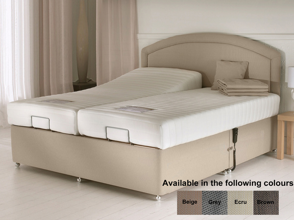 Furmanac Grace Adjustable Electric Bed in Beige Small Single