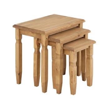 Pine People Cotswold Nest of Tables