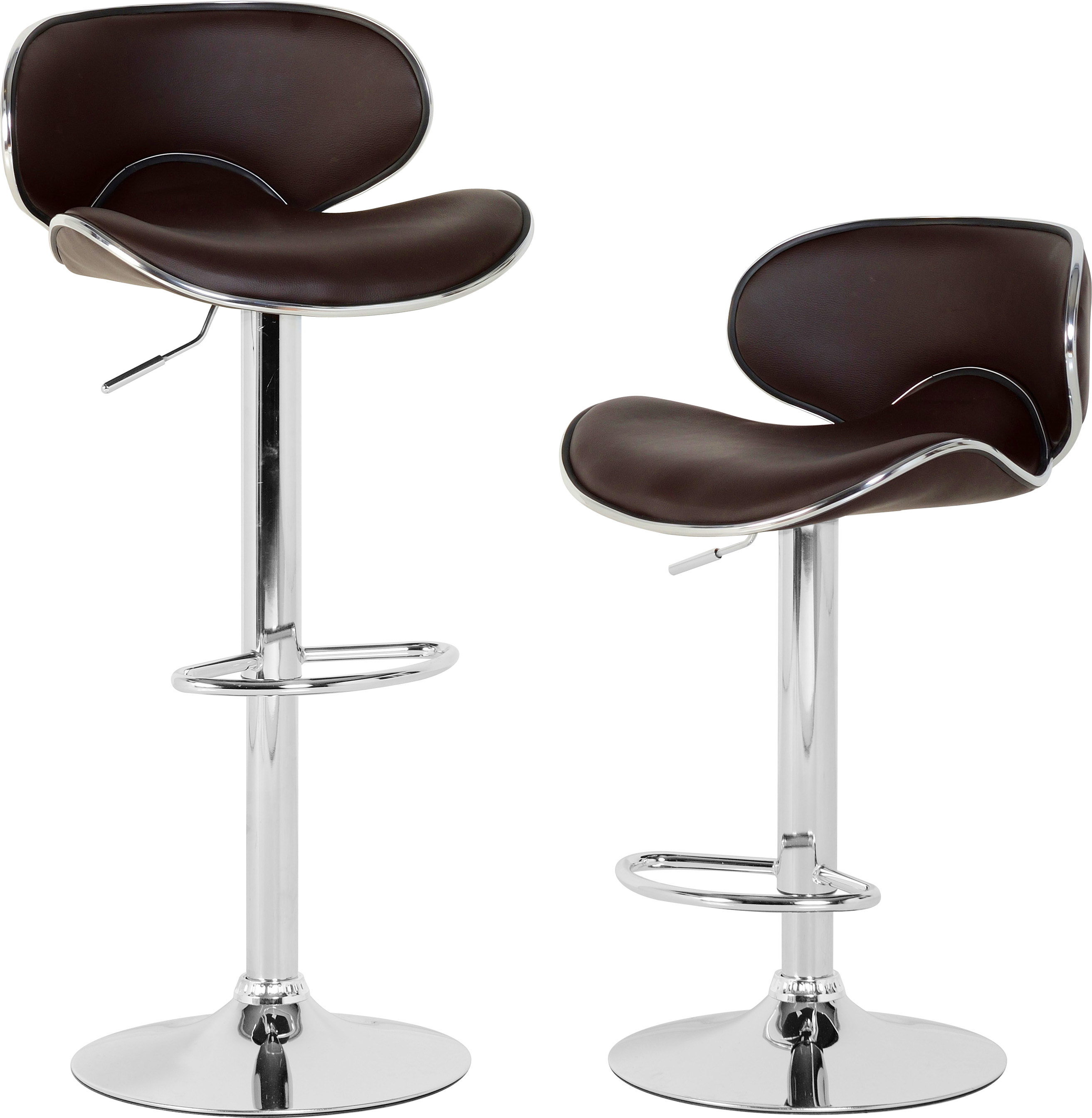Seconique Bahama Swivel Bar Chair (Pair) Black