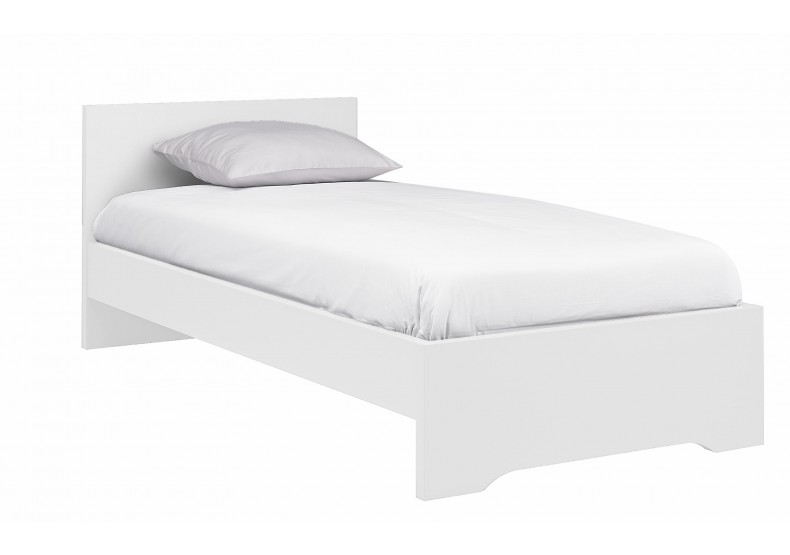 Gami Jeko White Bed Frame Single Continental