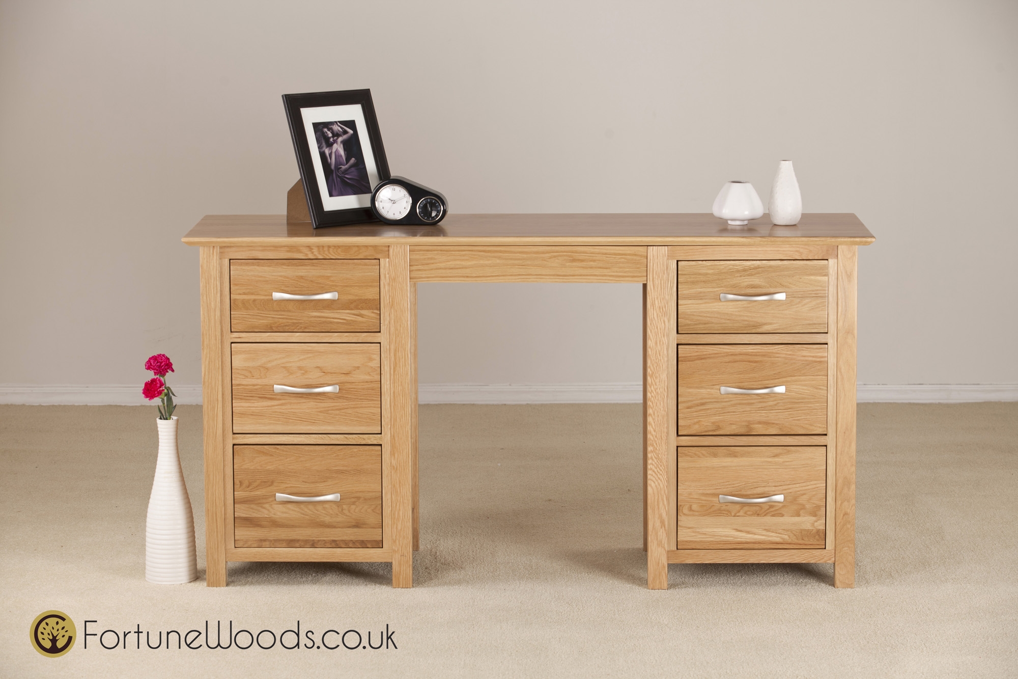 Fortune Woods Milano Double Dressing Table