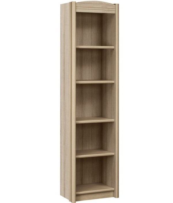 Gami Montana Grey Oak Half Bookcase