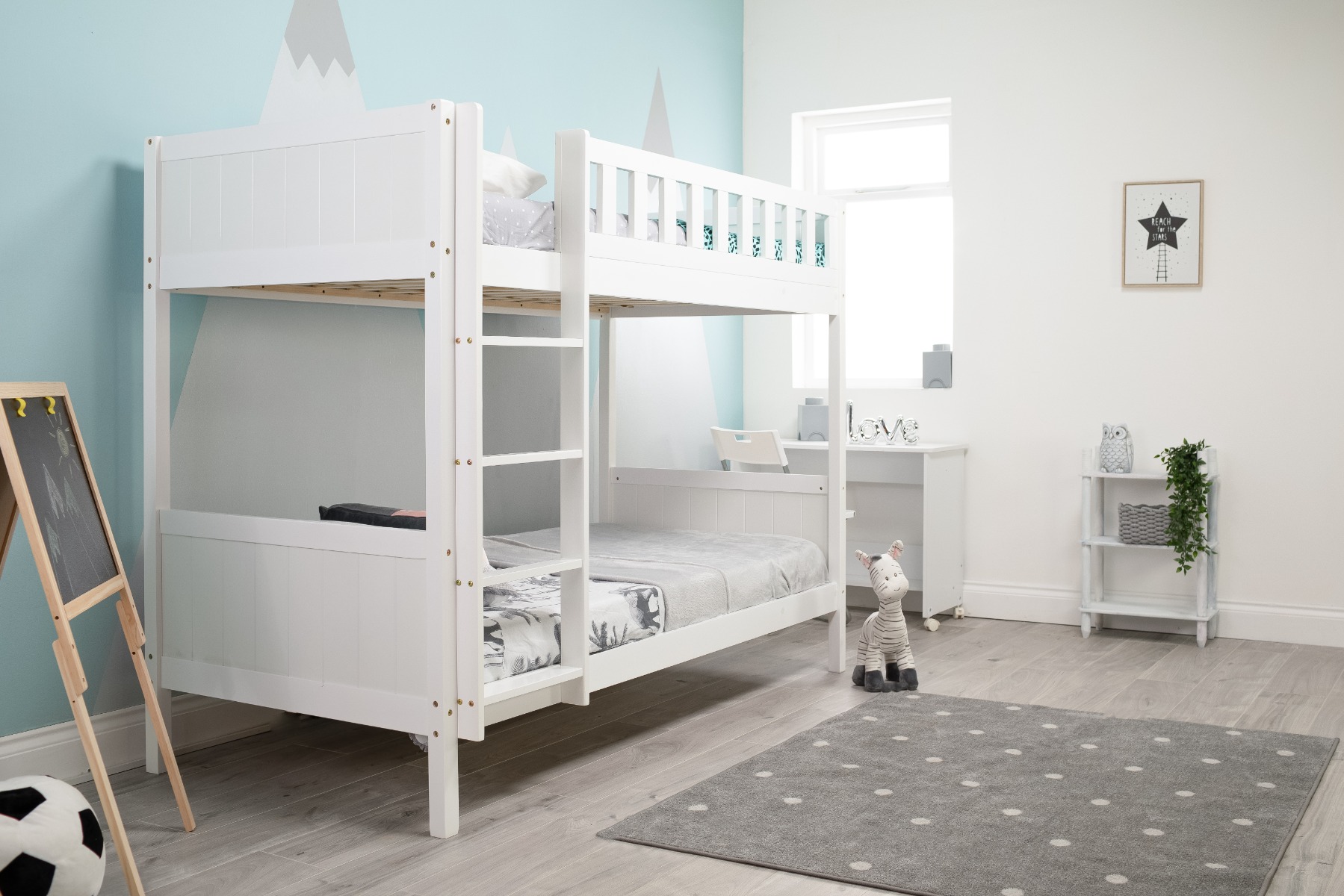 Flair Louis Wooden Bunk Bed White