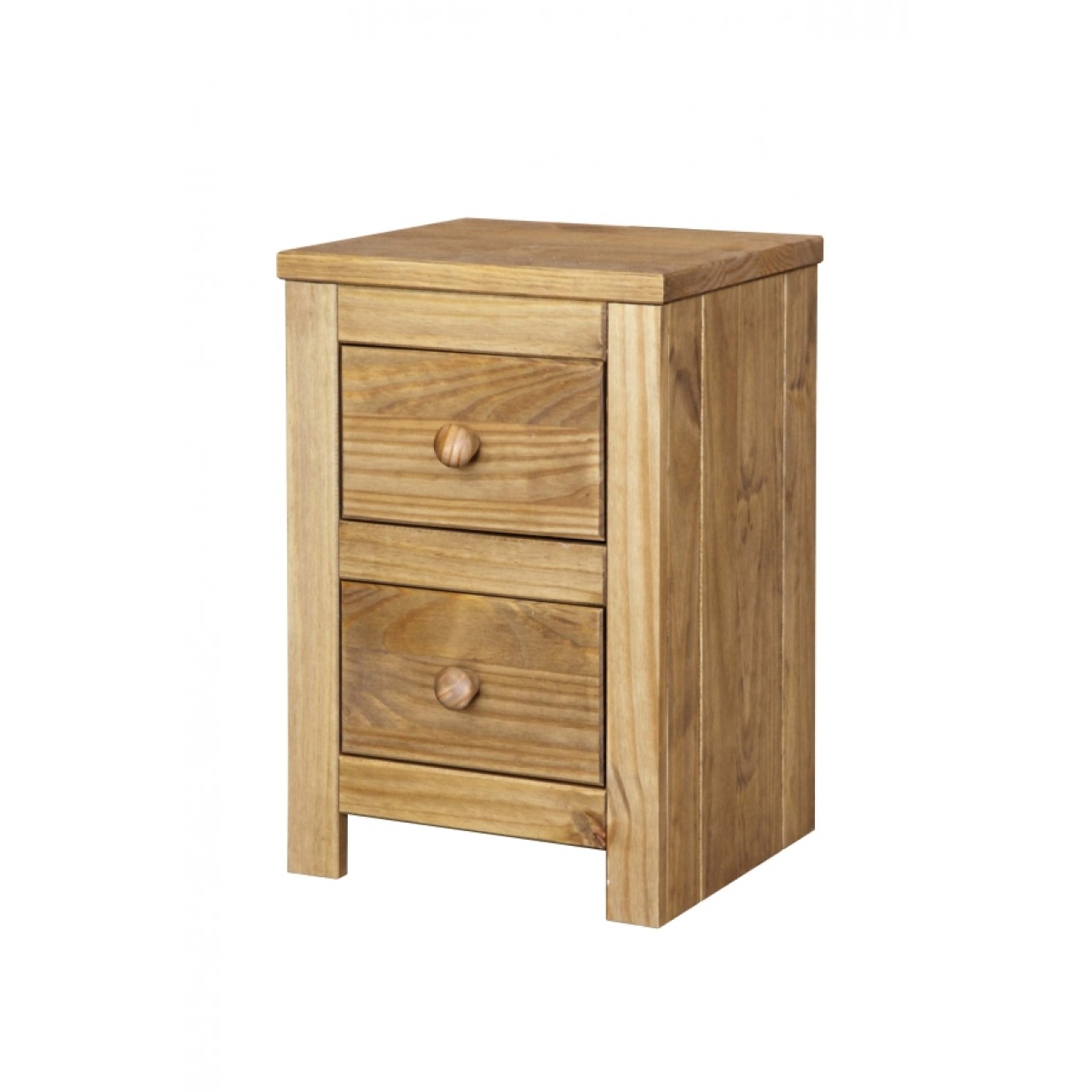 Core Products Hacienda 2 Drawer Petite Bedside Cabinet