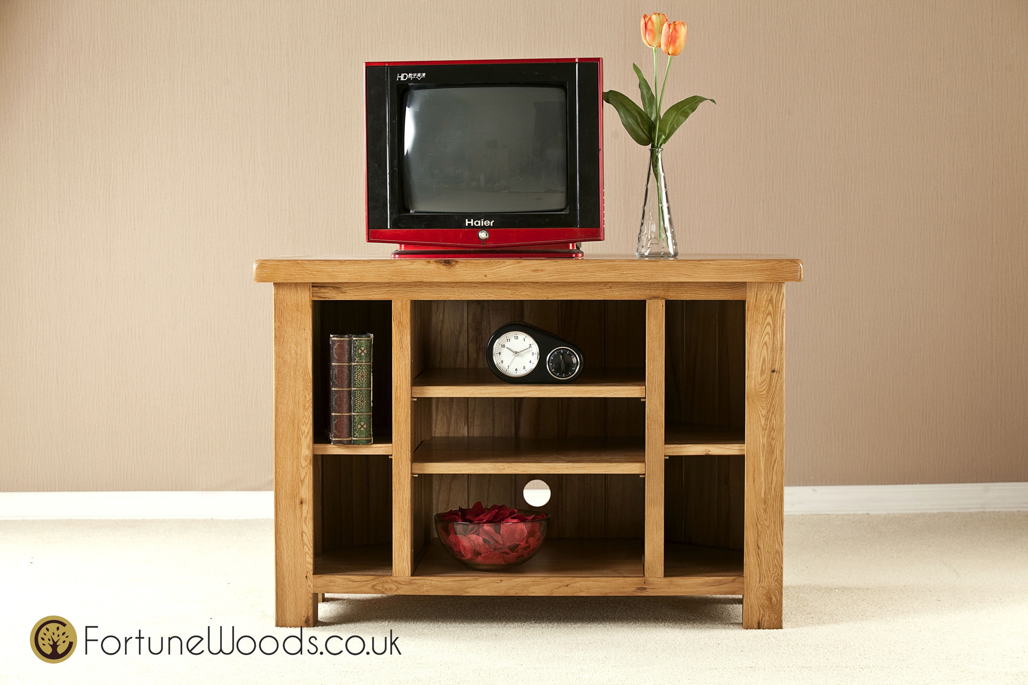 Fortune Woods Cotswold Corner Video Cabinet