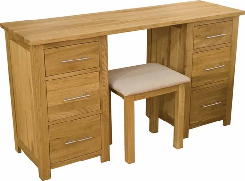 Home Style Opus Twin Pedestal Dressing Table and Stool