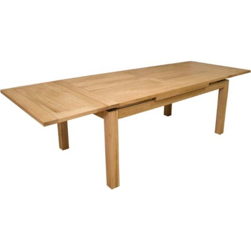 Home Style Large Draw Leaf Panelled Dining Table