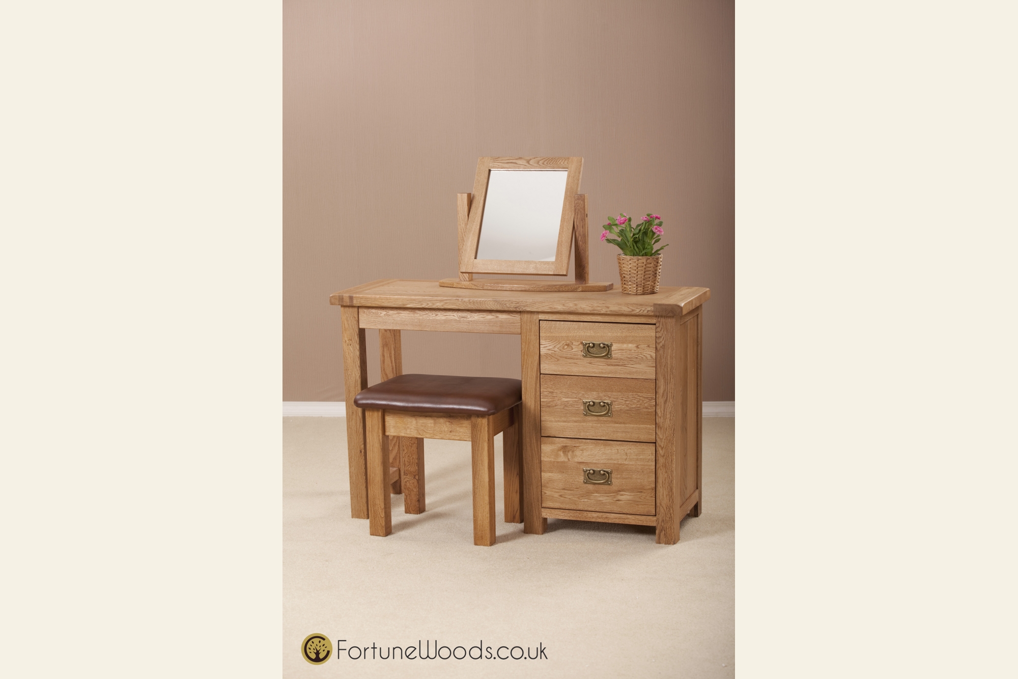 Fortune Woods Country Single Dressing Table