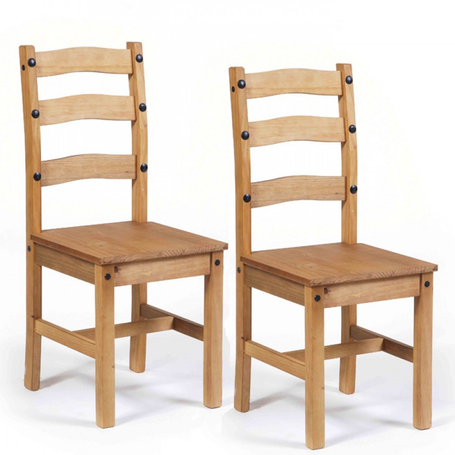 Pine People Corona Waxed Solid Pine Chairs