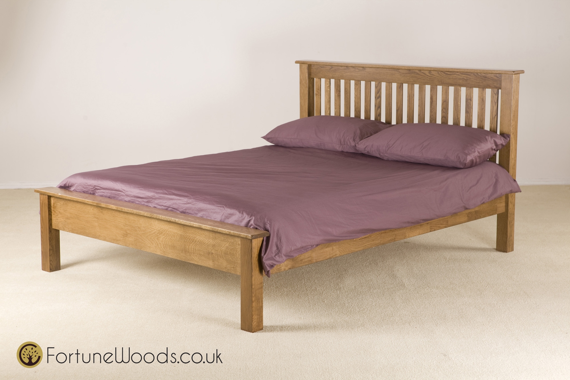 Fortune Woods Rustic Bed Single