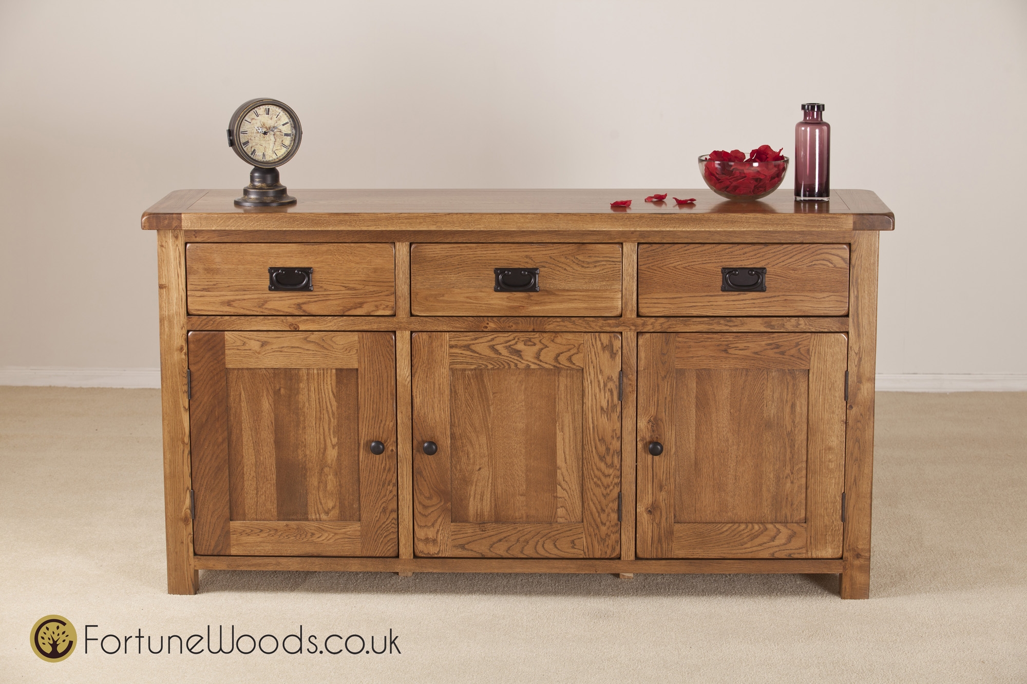 Fortune Woods Rustic Large Sideboard