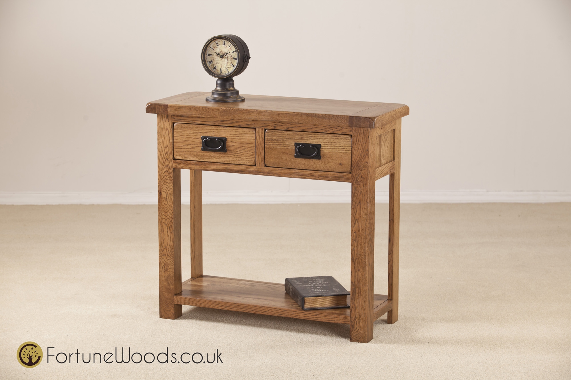 Fortune Woods Rustic Console Table