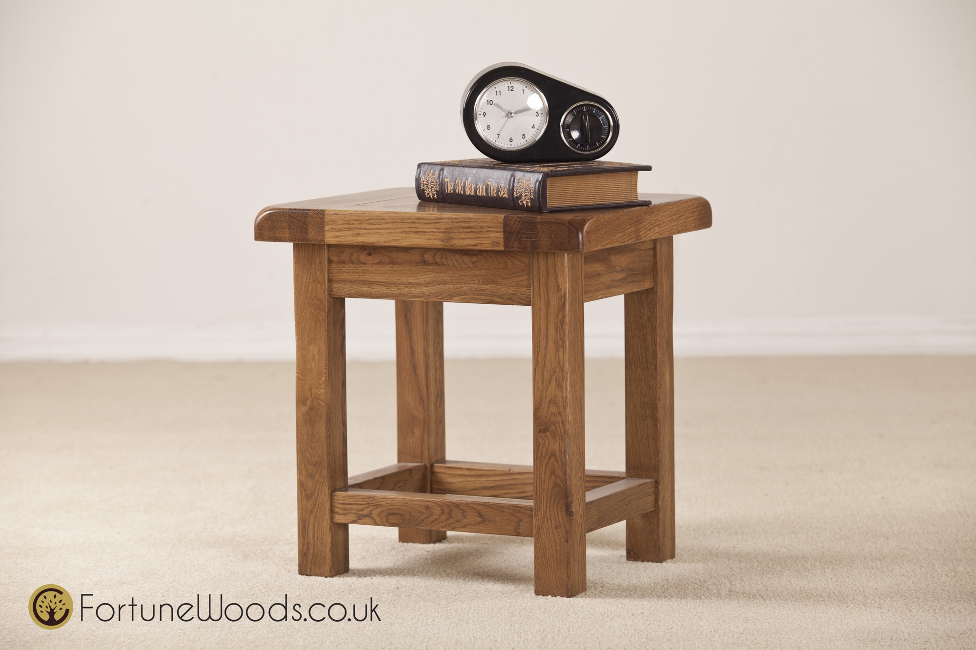 Fortune Woods Rustic Side Table