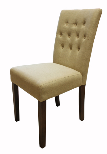 Image of Baumhaus Flare back Upholstered Dining Chair (PACK OF TWO)