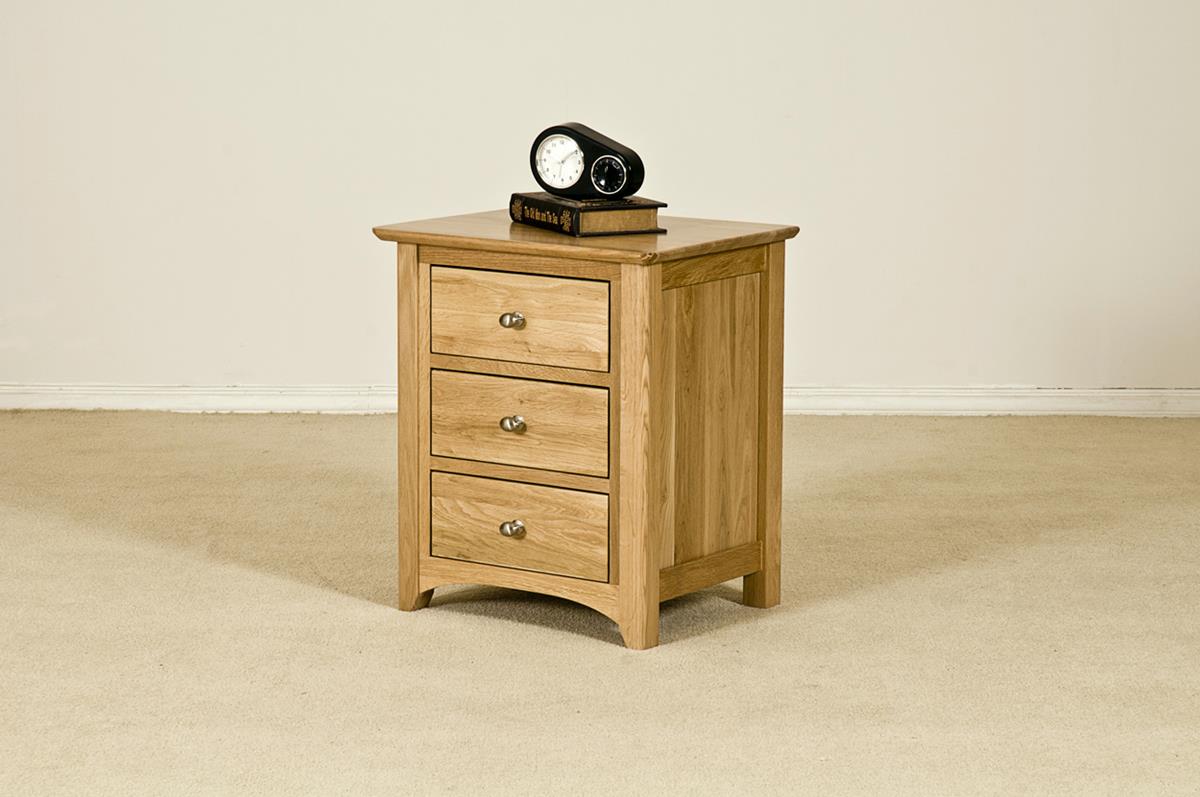 Fortune Woods Tuscany 3 Drawer Bedside