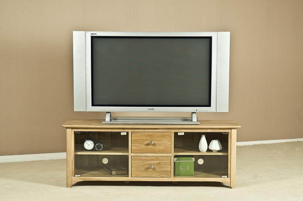 Fortune Woods Tuscany Large TV Unit With Glass Doors