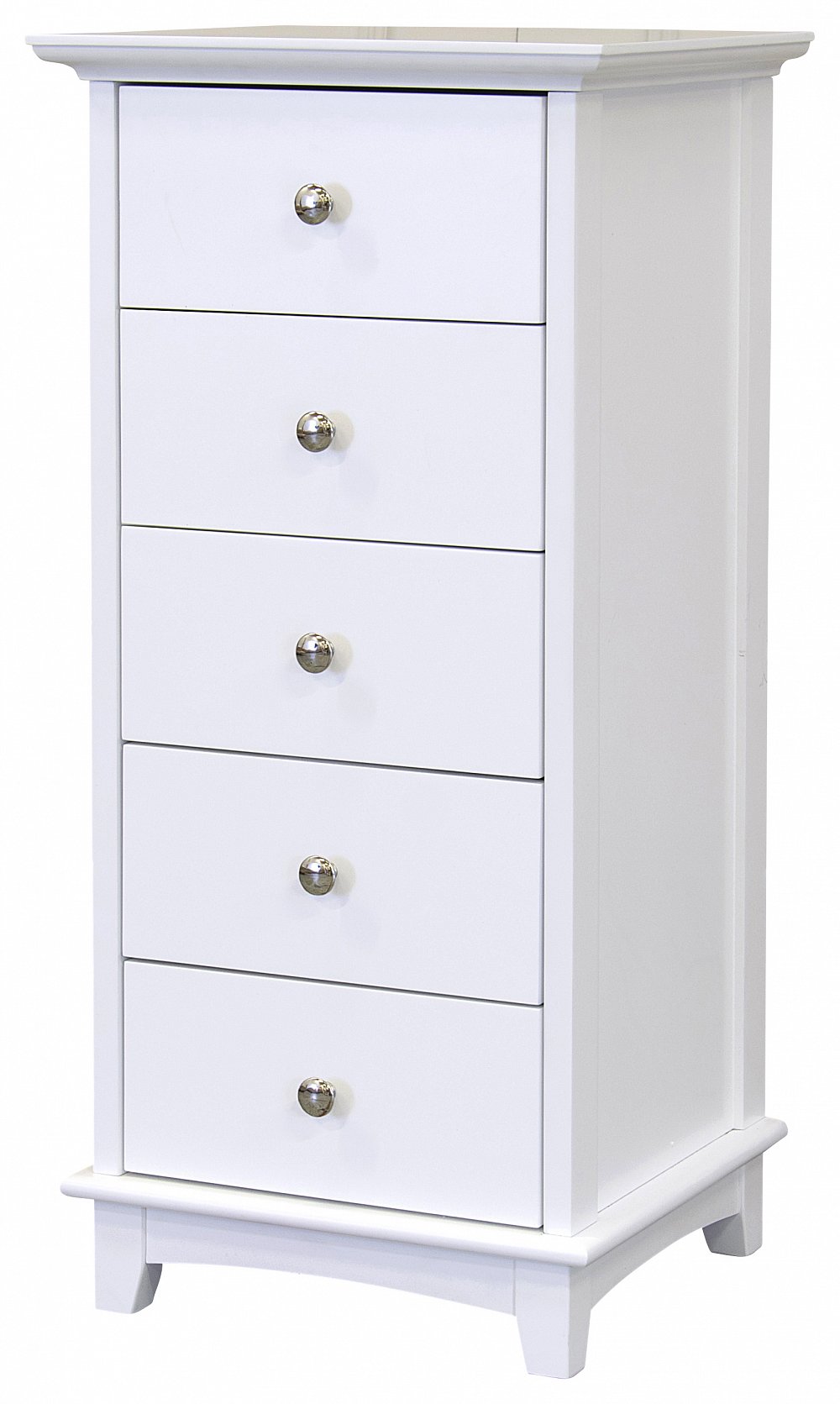 GFW Toulouse 5 Drawer Narrow Chest