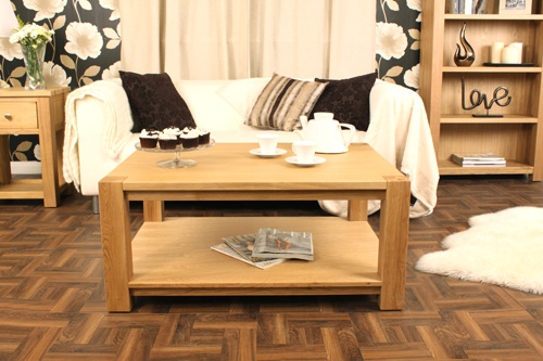 Image of Baumhaus Aston Oak Coffee Table Large
