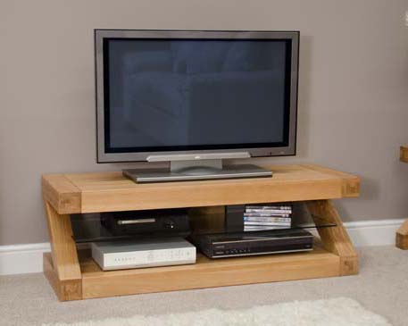 Homestyle GB Z Solid Oak 120cm TV Unit