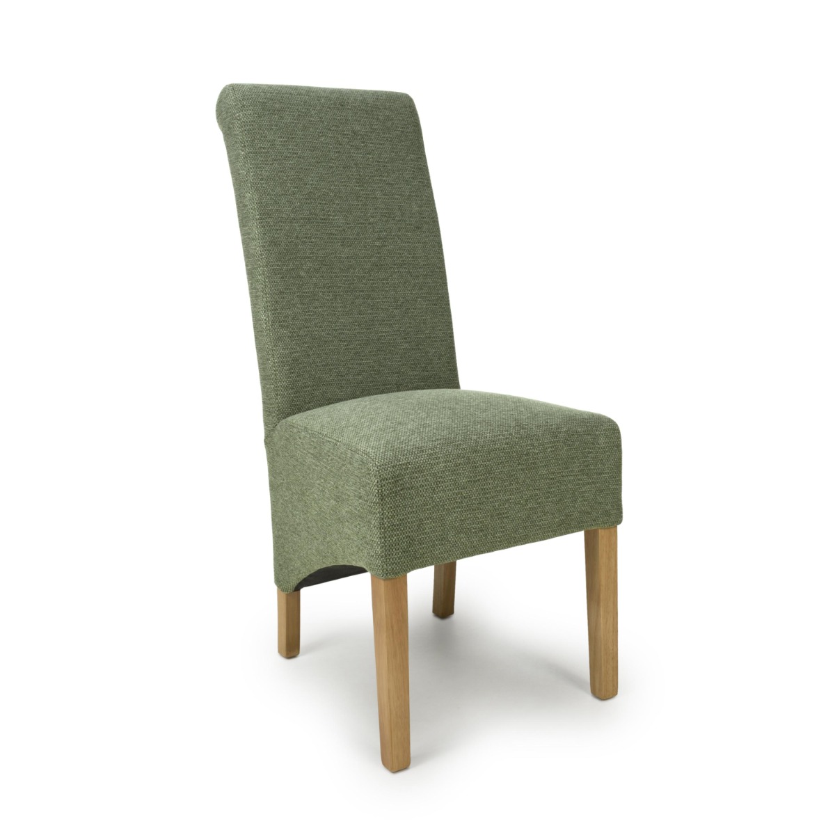 Flair Krista Weave Dining Chair (Pair) Green