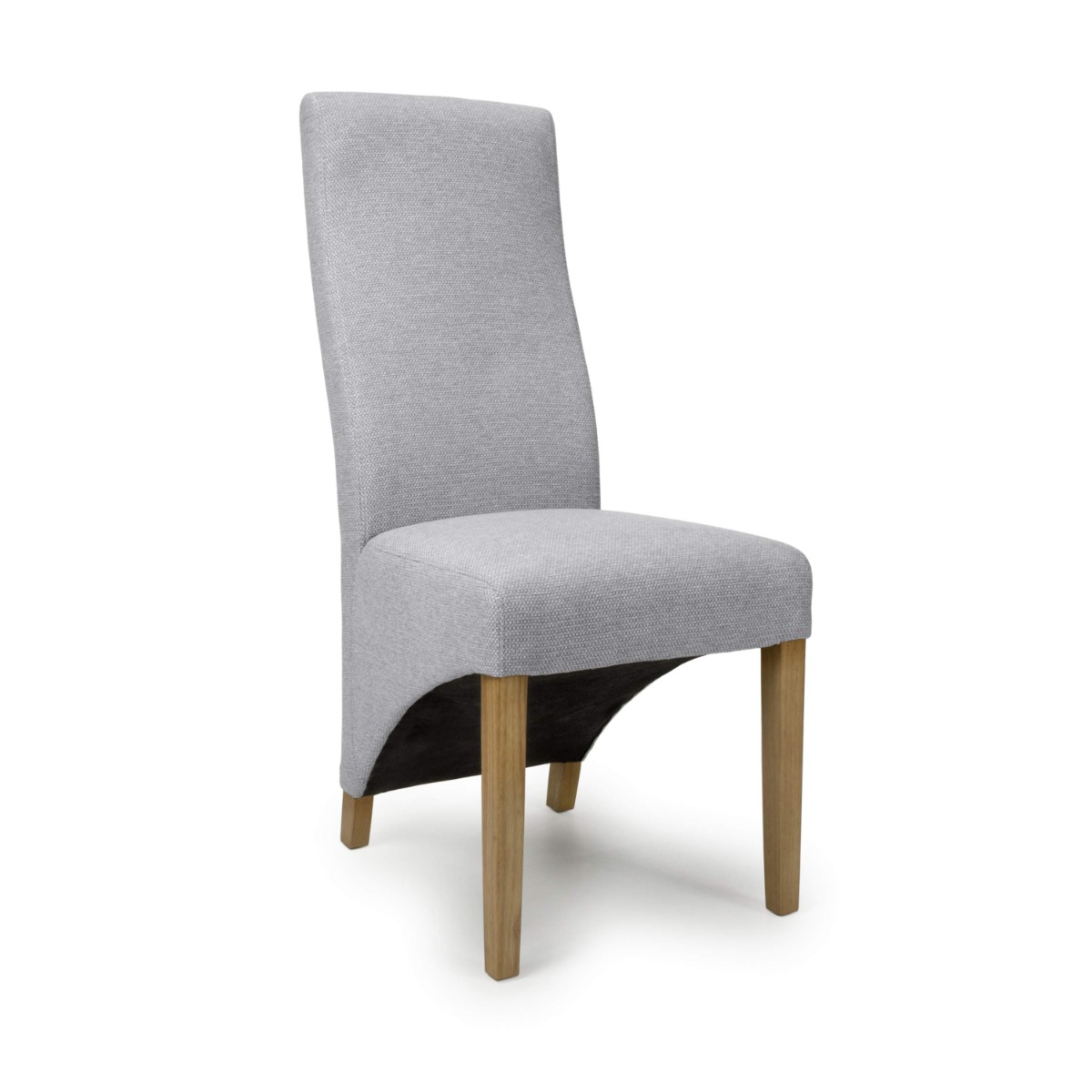 Flair Baxter Weave Dining Chair (Pair) Light Grey