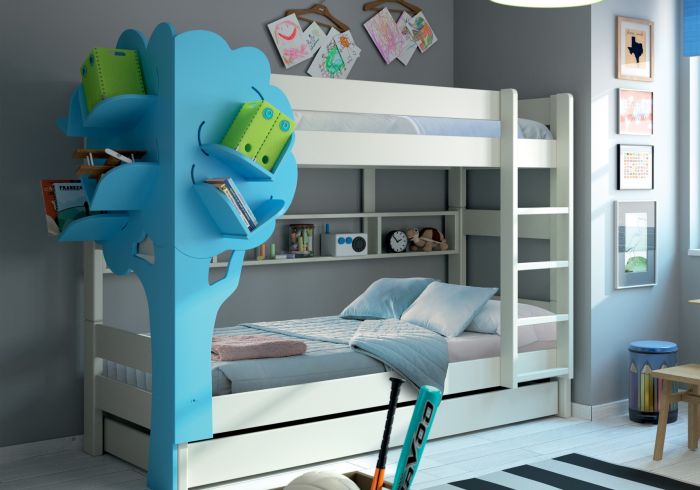 Bols Dominique Bunk Bed With Trundle, Bunk Bed Websites