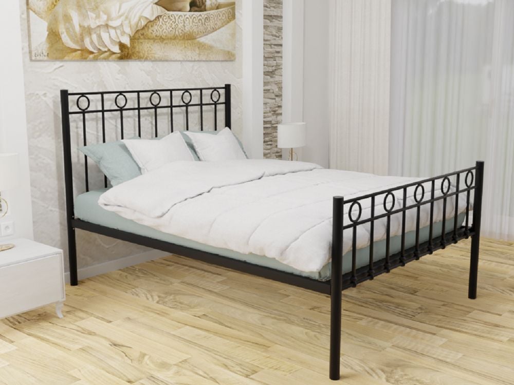 Metal Beds Ltd Carmen Wrought Iron Bed, Black Cast Iron Bed Frame
