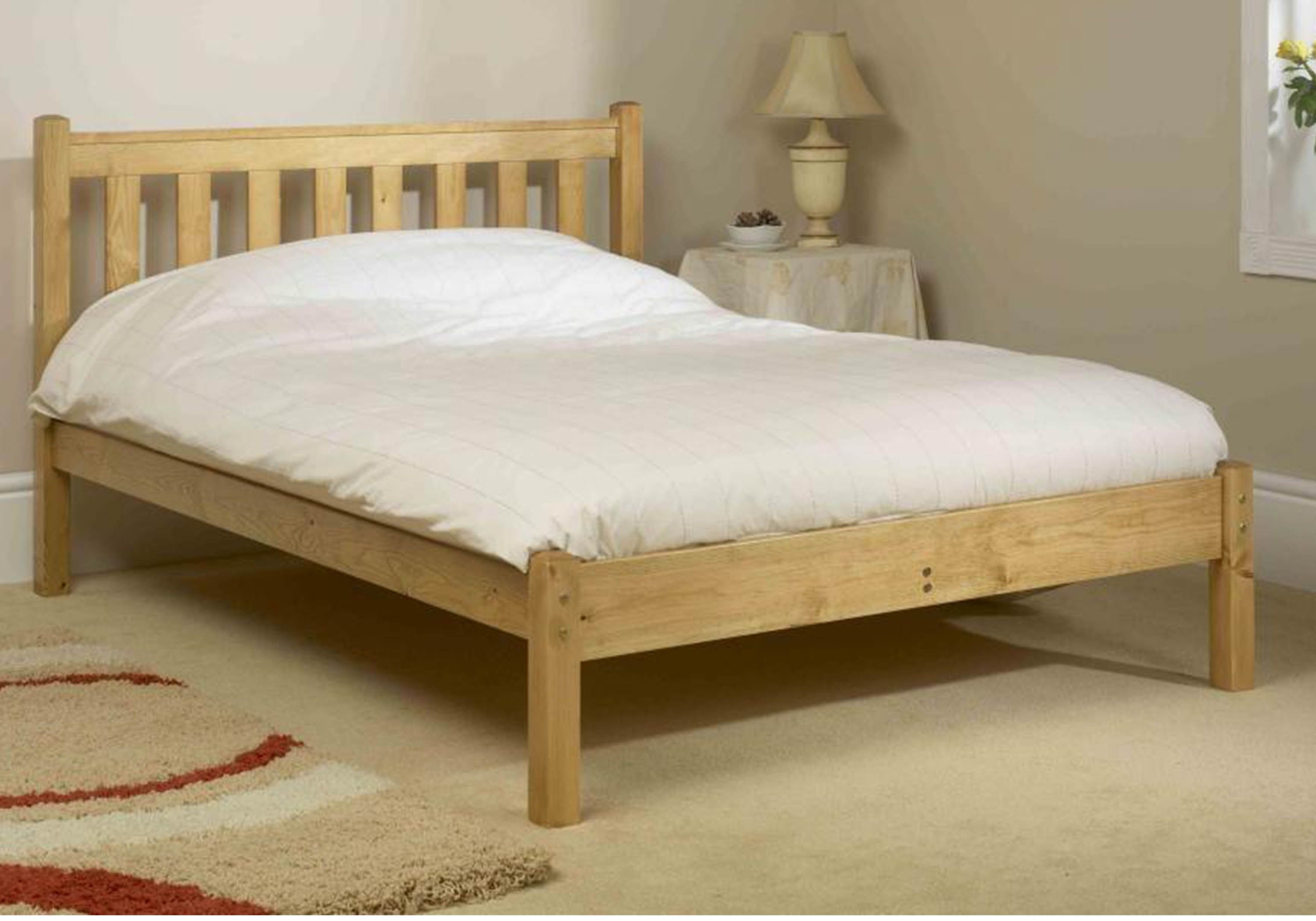 Friendship Mill Shaker Wooden Bed Frame, Simple Wooden Bed Frame Designs