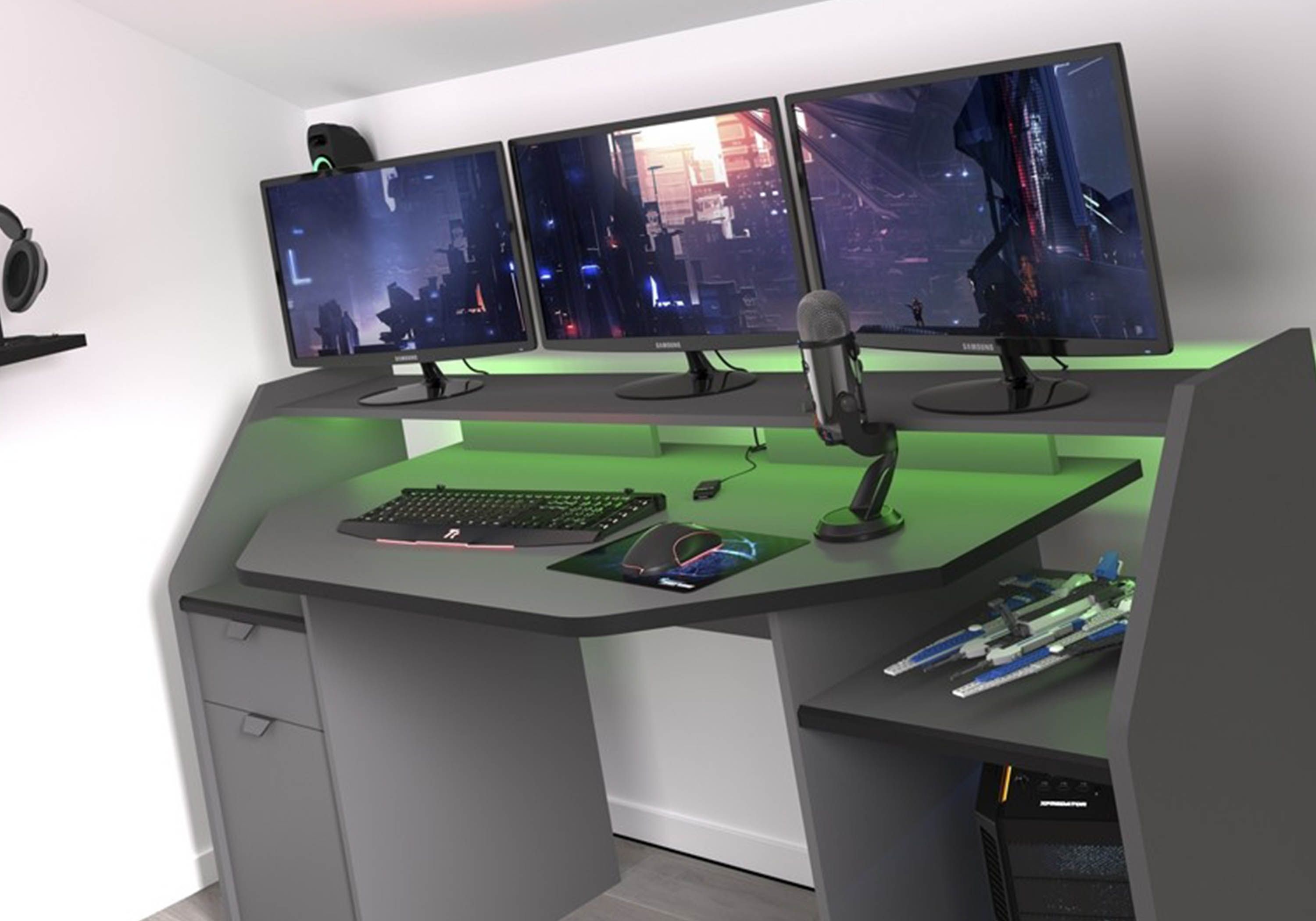 Parisot Setup Gaming Desk