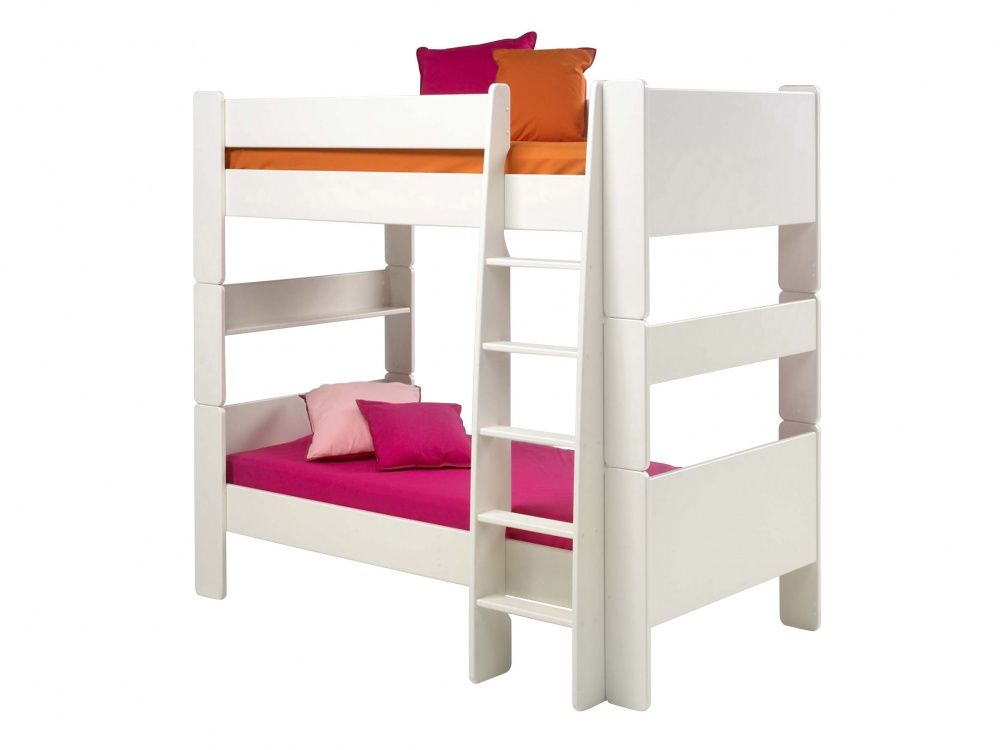 Steens White Bunk Bed, Expand Furniture Bunk Beds