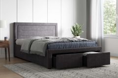 Flair Furnishings Laura Fabric Drawer Bed