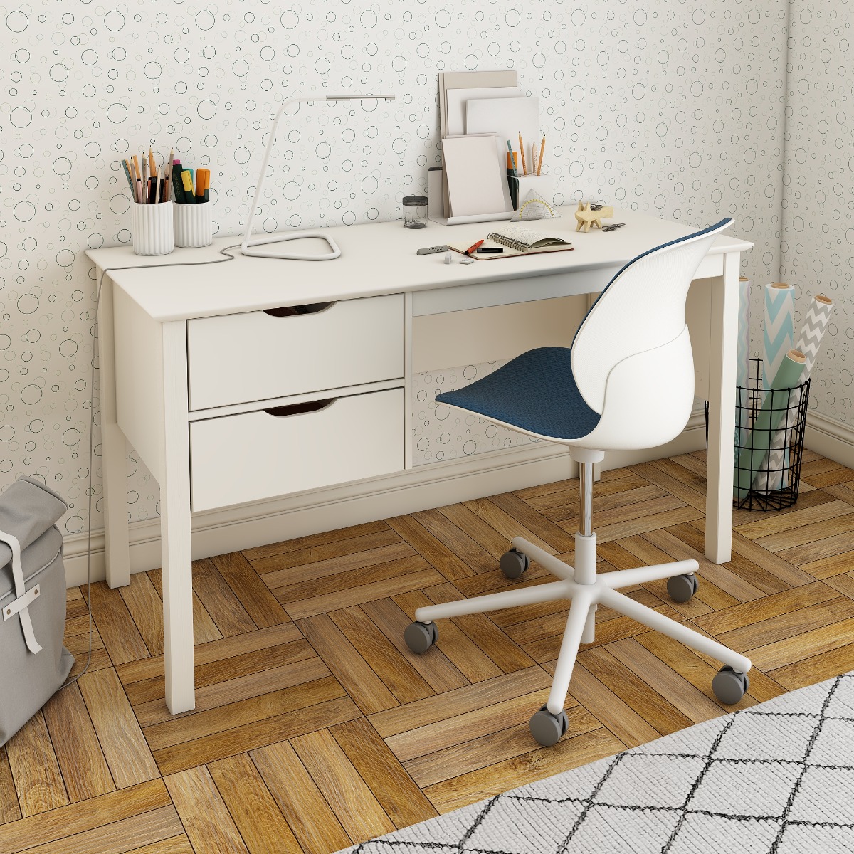 Noomi Aponi Desk With Drawers (FSC Certified)