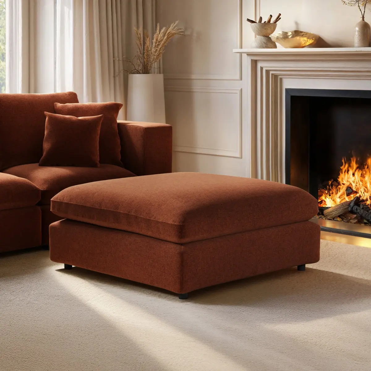 SOLACE+CO Asher Footstool