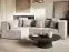 SOLACE+CO Anders Left Corner Modular Sofa Beige Velvet