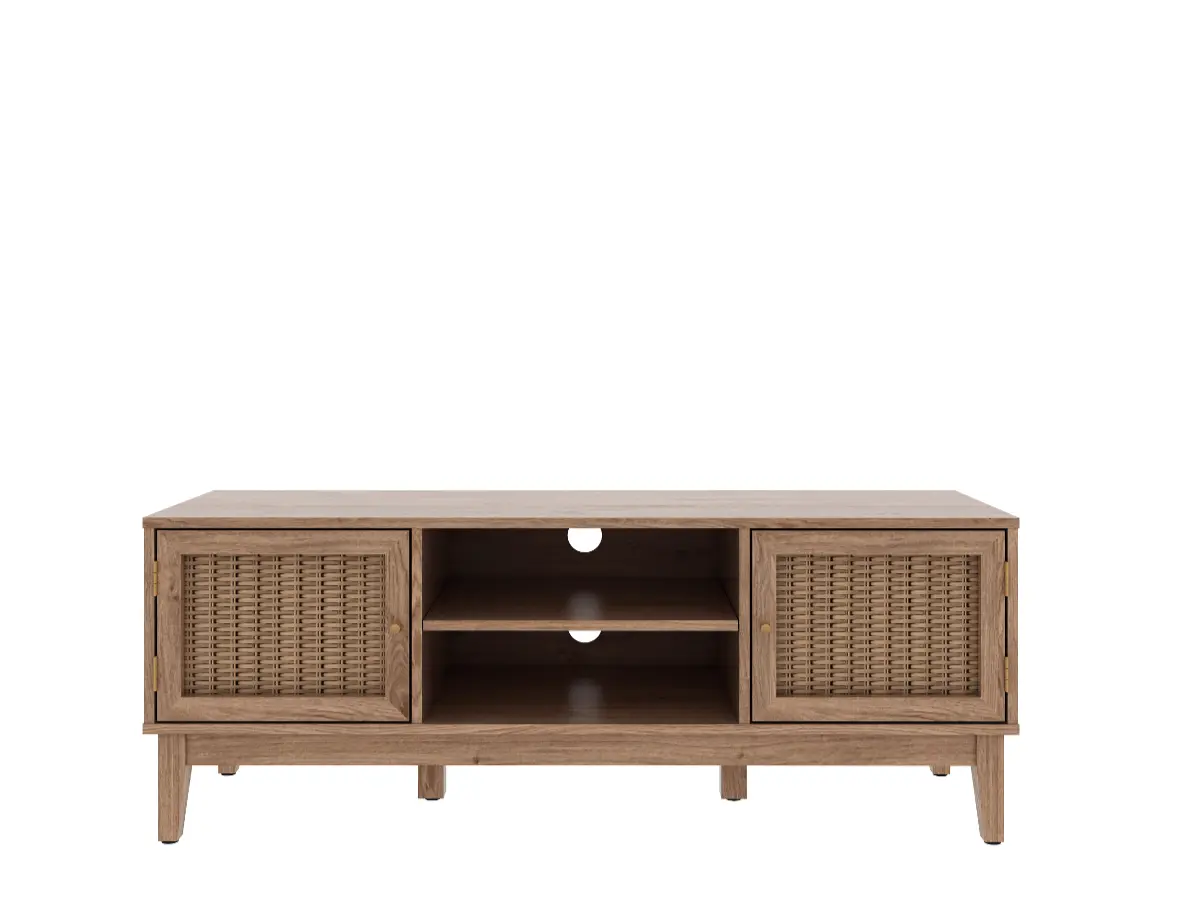 Dimensions diagram for LPD Bordeaux TV Stand Oak