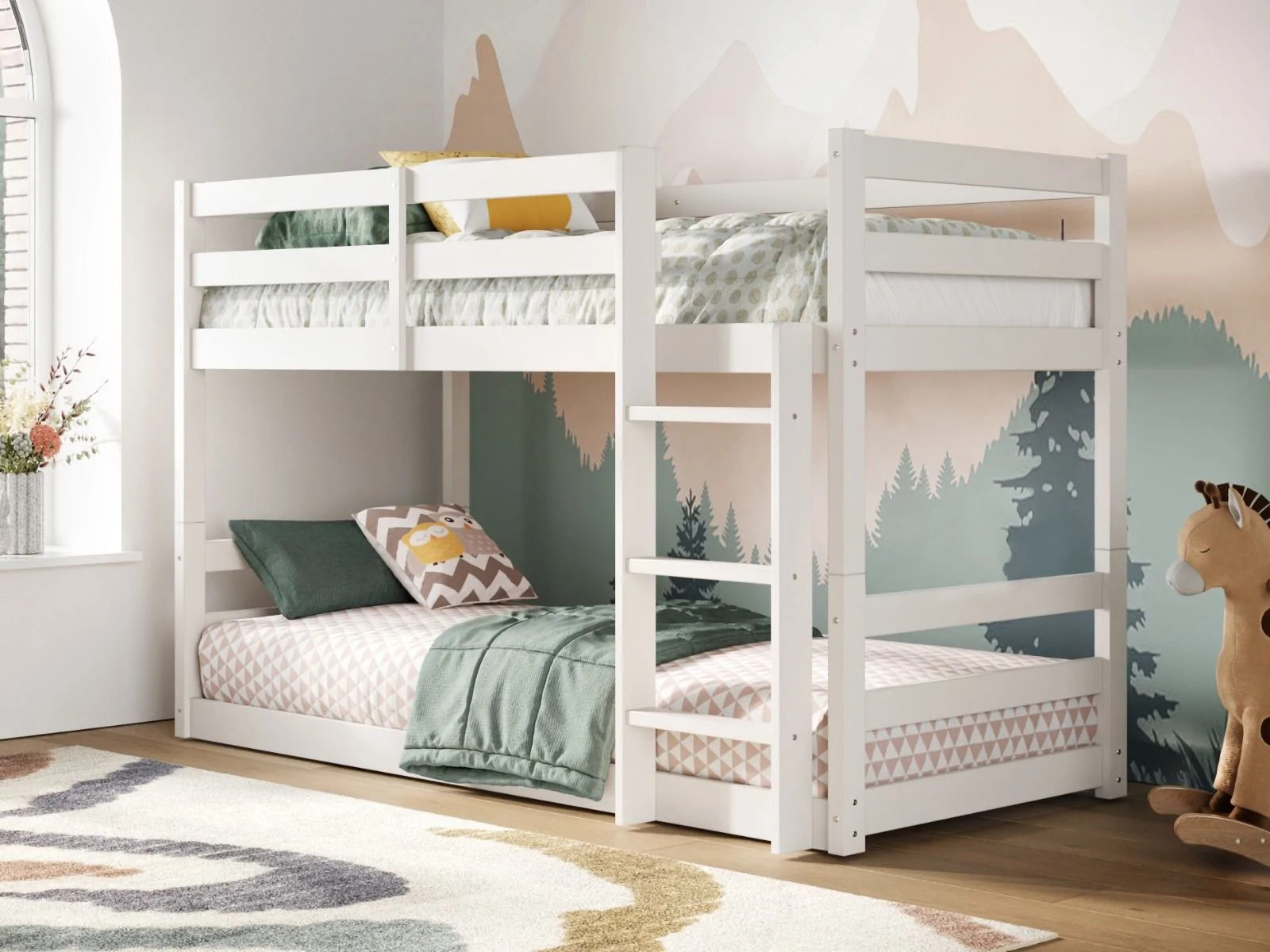 Flair Shasha Low Shorty Wooden Detachable Bunk Bed